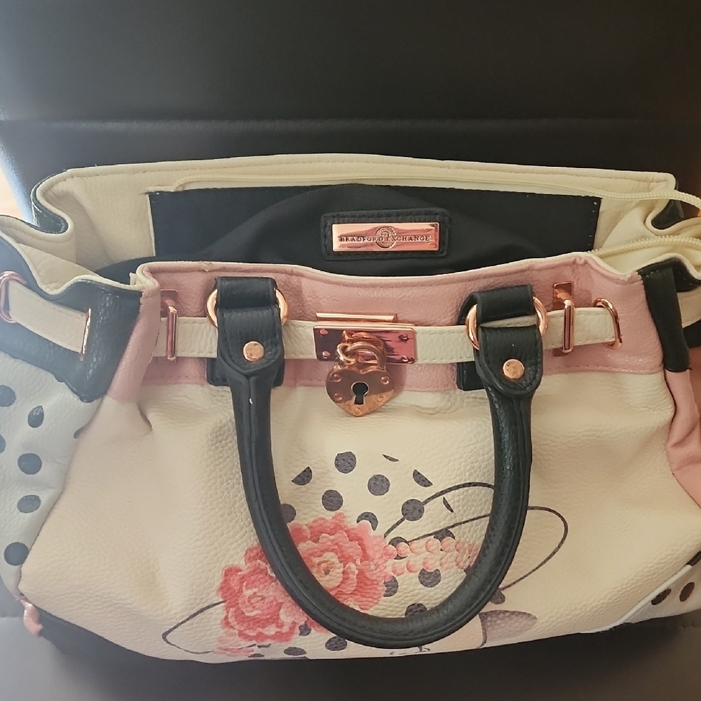 ✨The Bradford Exchange Polka Dot Chic Handbag – Slightly Used - Picture 2 of 3